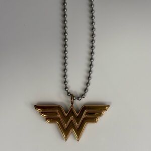 Rose Gold and Silver Pendant Necklace